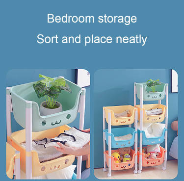 Multi-layer Toy Storage Cabinet Rack