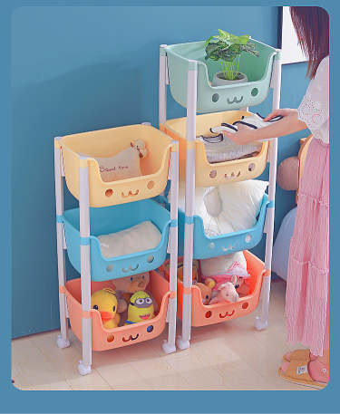 Multi-layer Toy Storage Cabinet Rack