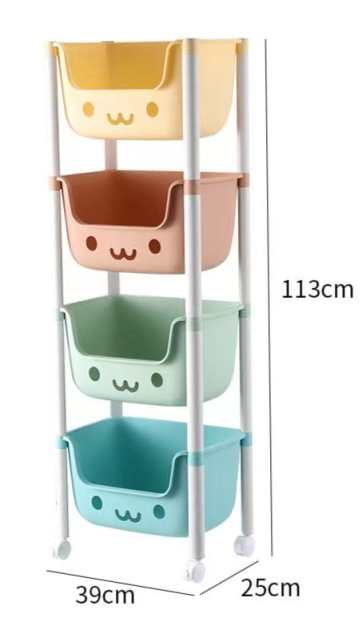 Multi-layer Toy Storage Cabinet Rack