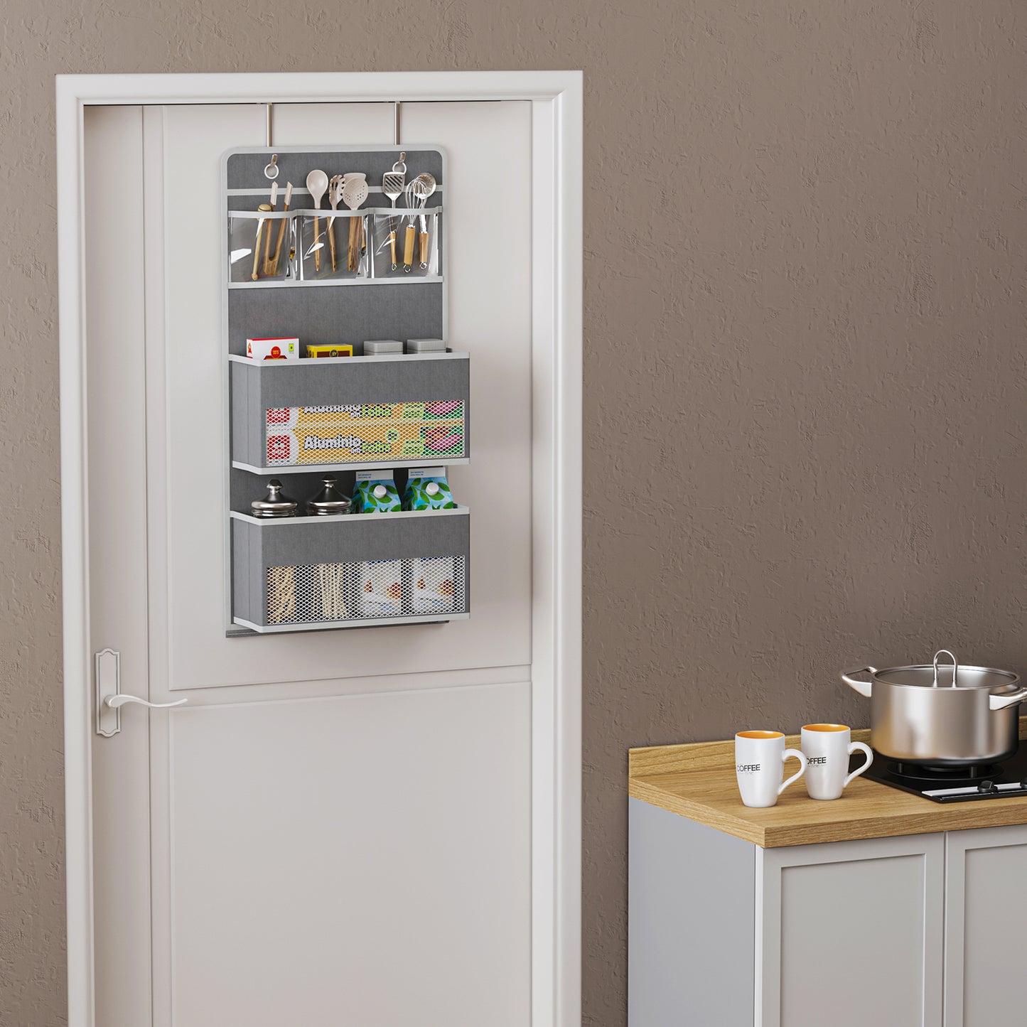 Over Door Organiser-Split into Two Organisers