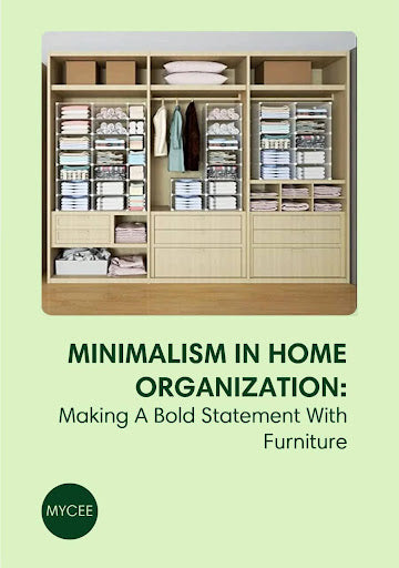 MINIMALISM IN HOME ORGANIZATION: MAKING A BOLD STATEMENT WITH FURNITURE